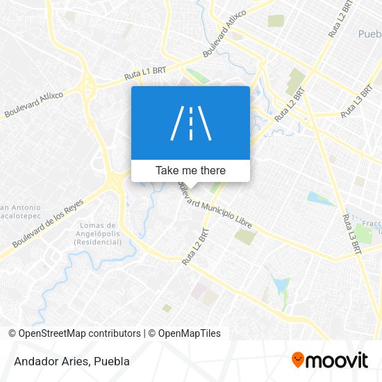 Mapa de Andador Aries