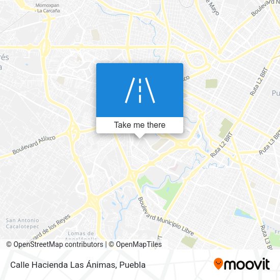 Calle Hacienda Las Ánimas map