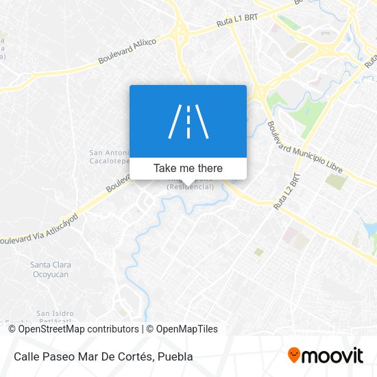 Calle Paseo Mar De Cortés map