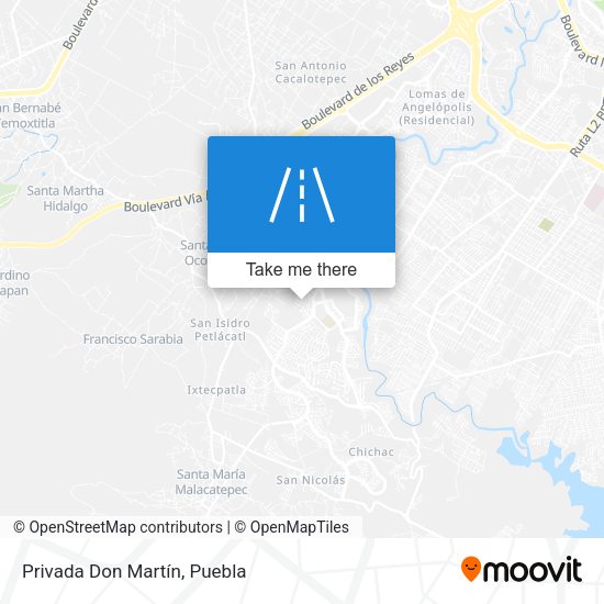 Mapa de Privada Don Martín
