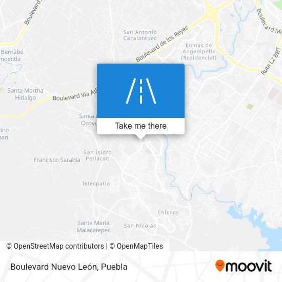 Boulevard Nuevo León map
