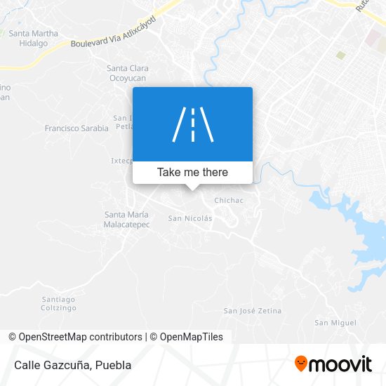 Mapa de Calle Gazcuña