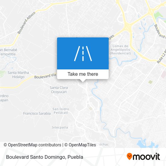 Mapa de Boulevard Santo Domingo