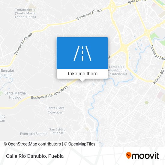 Mapa de Calle Río Danubio