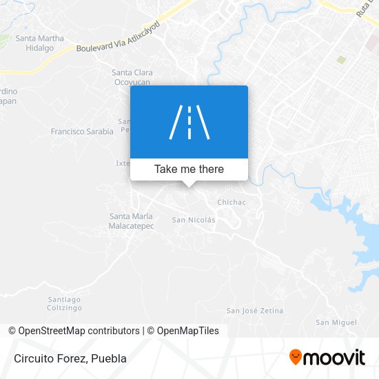 Mapa de Circuito Forez