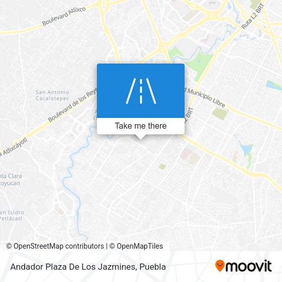 Andador Plaza De Los Jazmines map
