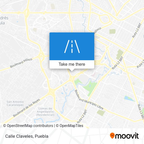 Mapa de Calle Claveles