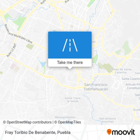 Mapa de Fray Toribio De Benabente
