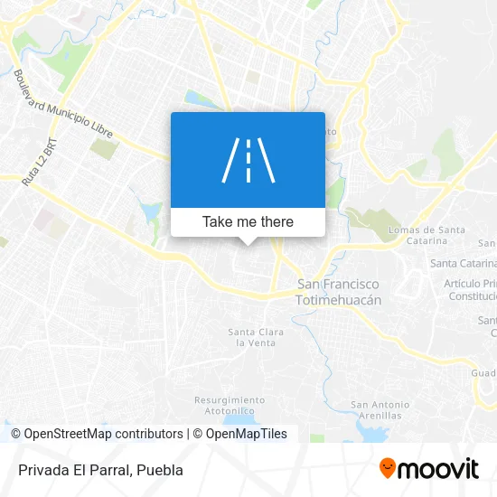 Privada El Parral map