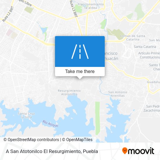 A San Atotonilco El Resurgimiento map