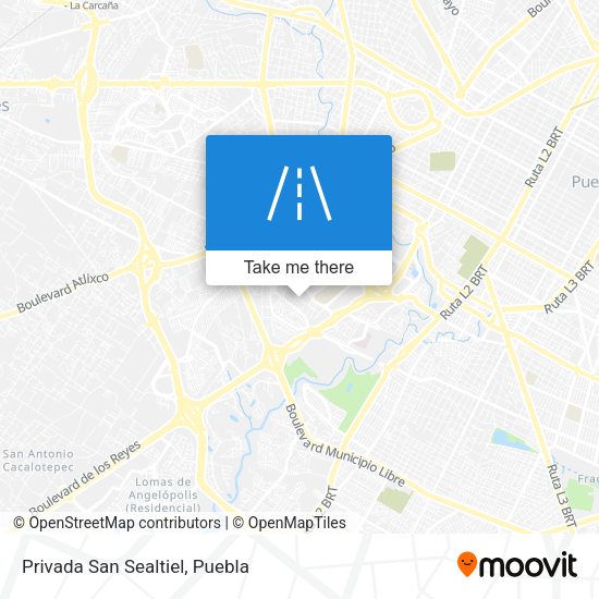 Mapa de Privada San Sealtiel