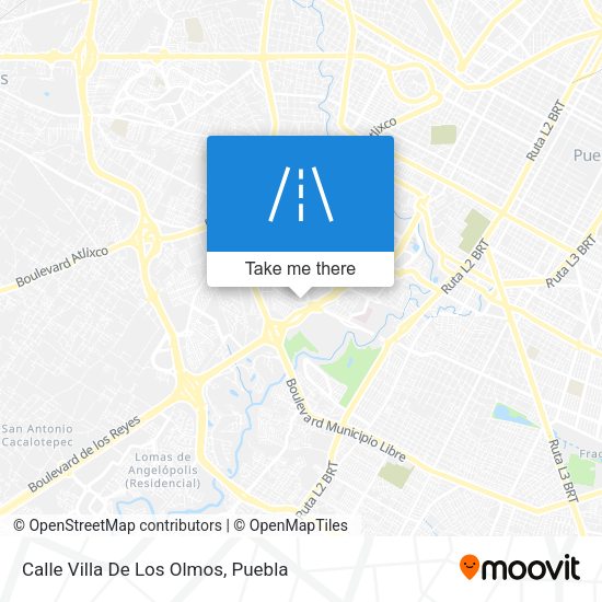 Calle Villa De Los Olmos map