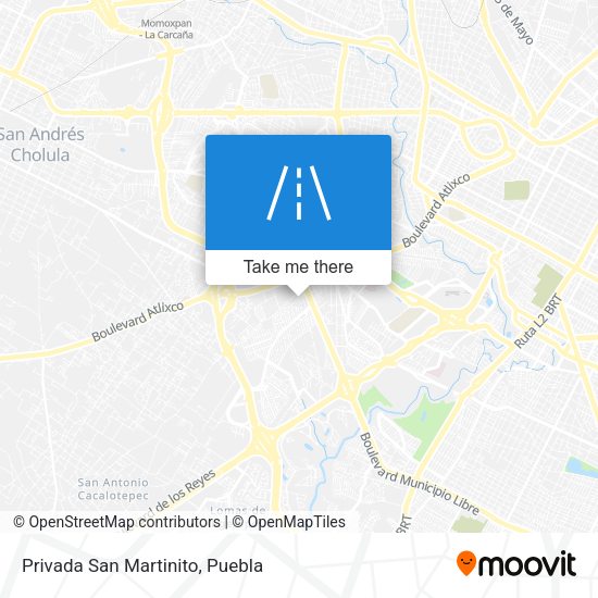 Mapa de Privada San Martinito