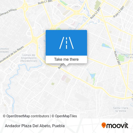 Andador Plaza Del Abeto map