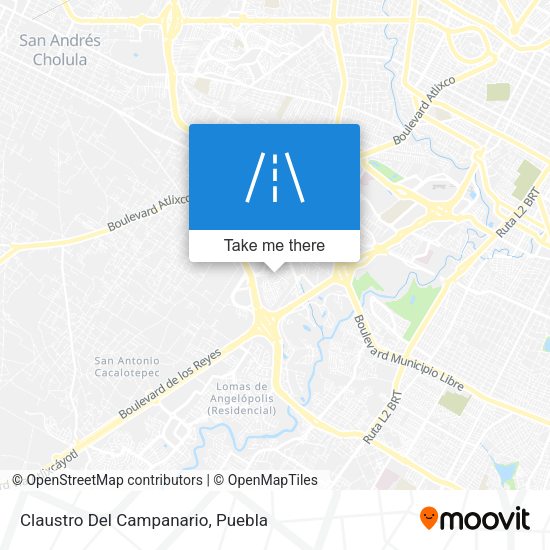 Claustro Del Campanario map