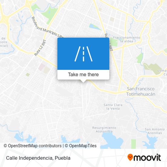 Mapa de Calle Independencia