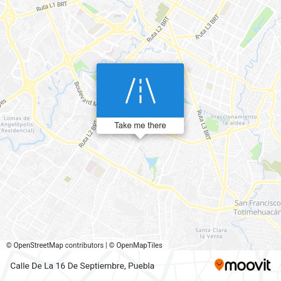 Calle De La 16 De Septiembre map