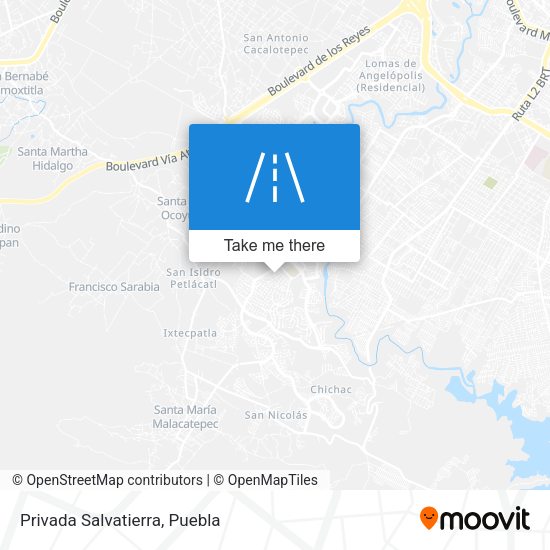 Mapa de Privada Salvatierra