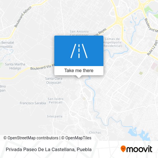 Privada Paseo De La Castellana map