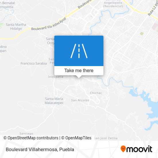 Mapa de Boulevard Villahermosa