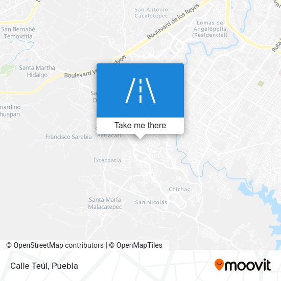 Mapa de Calle Teúl