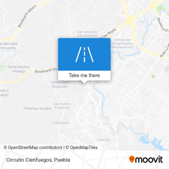 Mapa de Circuito Cienfuegos