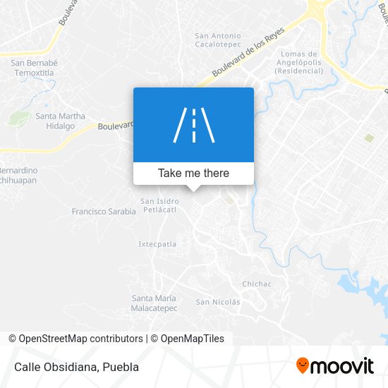 Mapa de Calle Obsidiana