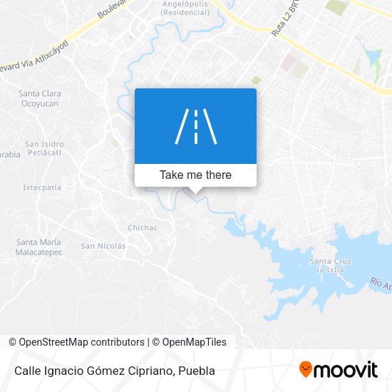 Mapa de Calle Ignacio Gómez Cipriano