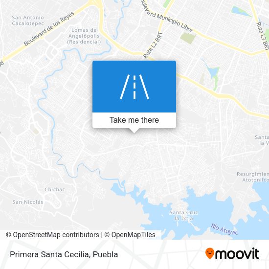 Mapa de Primera Santa Cecilia