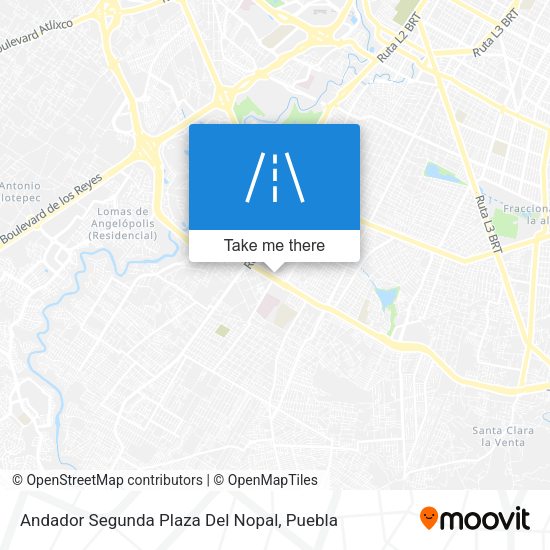 Andador Segunda Plaza Del Nopal map