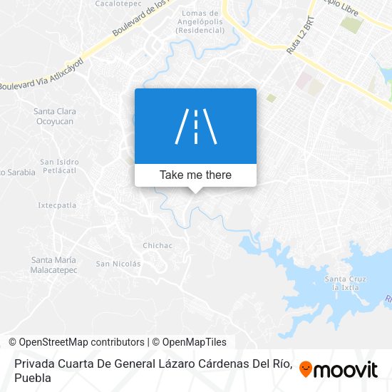 Privada Cuarta De General Lázaro Cárdenas Del Río map