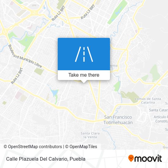 Calle Plazuela Del Calvario map