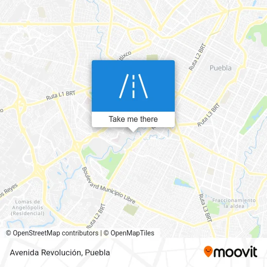 Avenida Revolución map