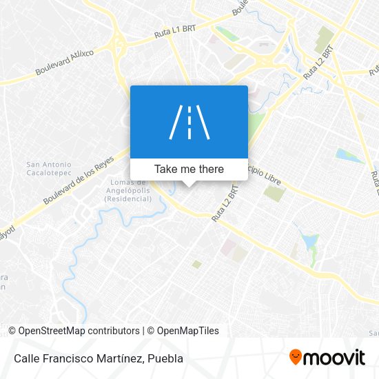 Calle Francisco Martínez map