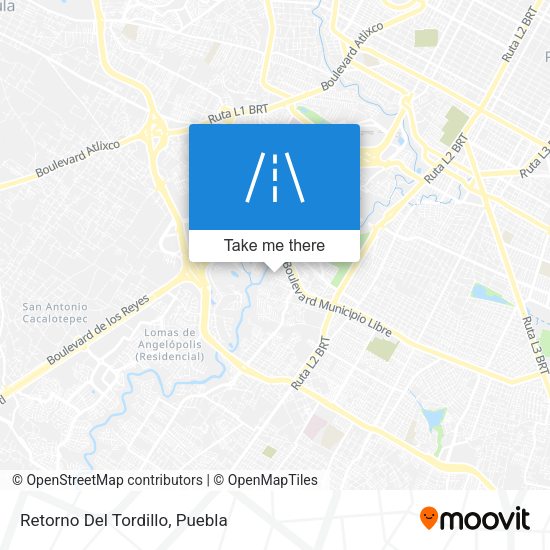 Mapa de Retorno Del Tordillo
