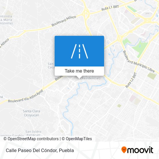 Calle Paseo Del Cóndor map
