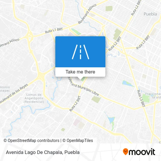 Avenida Lago De Chapala map