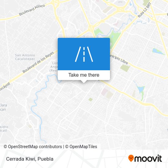 Mapa de Cerrada Kiwi