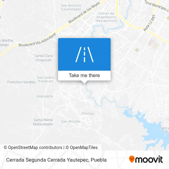 Cerrada Segunda Cerrada Yautepec map