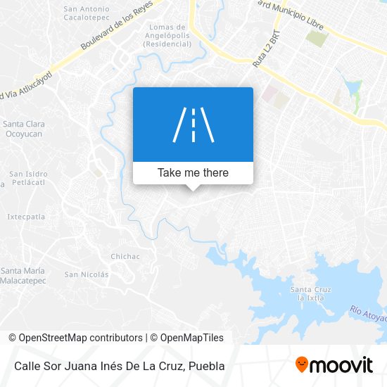 Mapa de Calle Sor Juana Inés De La Cruz