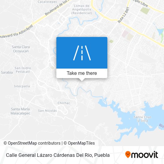 Calle General Lázaro Cárdenas Del Río map