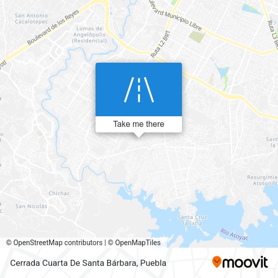 Mapa de Cerrada Cuarta De Santa Bárbara