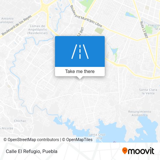 Mapa de Calle El Refugio
