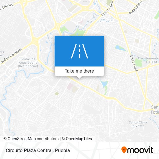 Circuito Plaza Central map