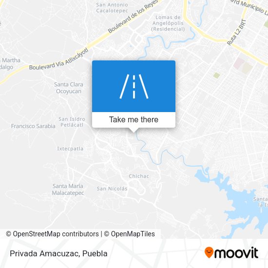Mapa de Privada Amacuzac