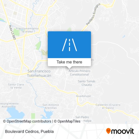Mapa de Boulevard Cedros