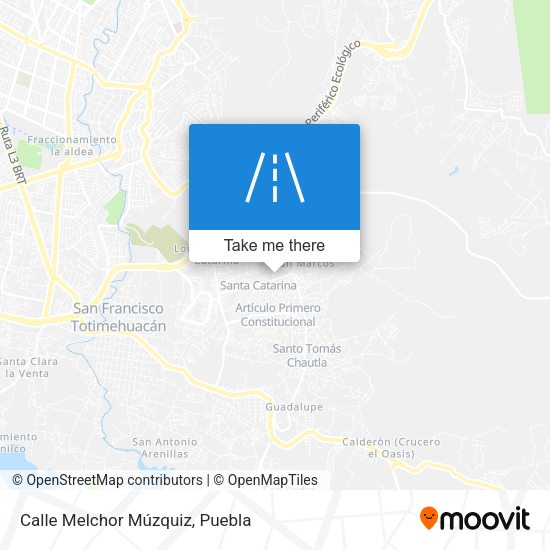 Mapa de Calle Melchor Múzquiz