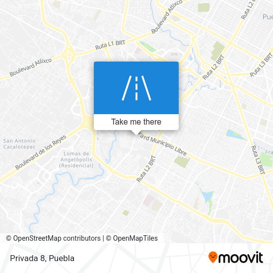 Mapa de Privada 8
