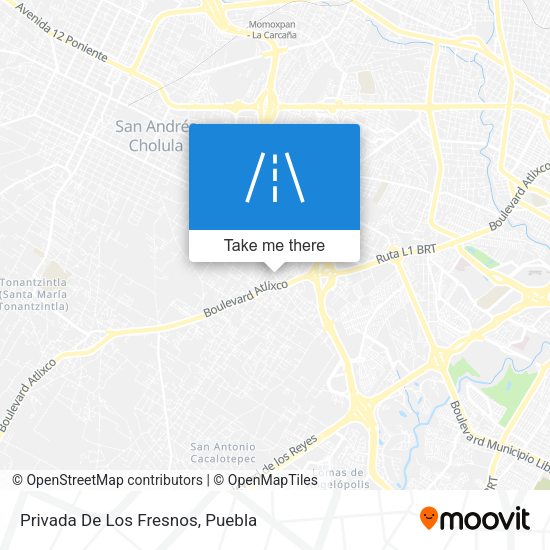 Privada De Los Fresnos map