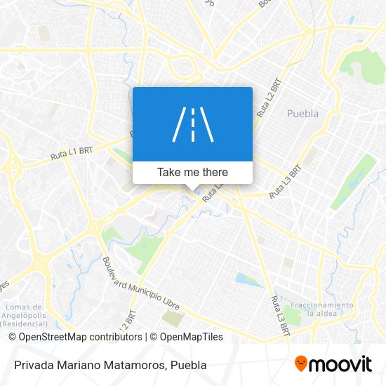 Mapa de Privada Mariano Matamoros